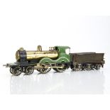 A rare Schönner Gauge IV (75mm - 2?") live steam SECR 'Wainwright' 4-4-0 Locomotive and Tender for