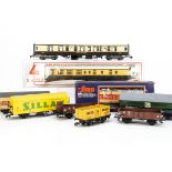 Lima and Other 0 Gauge Rolling Stock including 4 bogie tank wagons, 6 British open wagons, 2