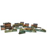 Bing Table Top 00 Gauge Stations and other Buildings, Stations (5, three lack platform Canopy),