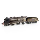 A Hornby 0 Gauge No E320 electric 'Nord' 4-4-2 Locomotive and Tender, in Nord brown livery, no 31801