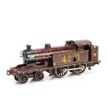 A Bing for Bassett-Lowke 0 Gauge clockwork LMS 4-4-0 Tank Locomotive, in lined LMS crimson as no