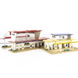French Hornby 0 Gauge Stations Démontable Nos 20 Monaco and 21 Bordeaux, in original boxes, both G-