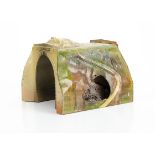 A Märklin O Gauge ref 2519/0 Tunnel with Grotto, in hand-finished enamel with date 1935 to keystone,
