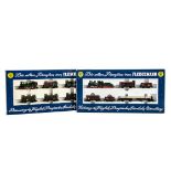 Fleischmann N Gauge Prussian Train Sets, two boxed sets 7881 comprising 7377 T16 steam locomotive