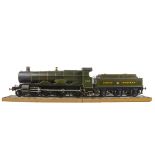 A fine 5" Gauge Scratch-built Live Steam Coal-fired GWR 'Saint' Class 4-6-0 Locomotive and Tender,