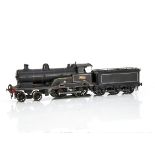 A substantially-modified Bing 0 Gauge 3-rail LNWR 'George the Fifth' 4-4-0 Locomotive and Tender,