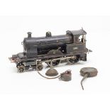 A Bing for Bassett-Lowke 0 Gauge Live Steam 'Black Prince' 4-4-0 Locomotive Project, a partially-