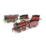 Hornby Series 0 Gauge M and No 0 Locomotives and Tenders, M1/2, red boiler, green base, 3132, 1933-