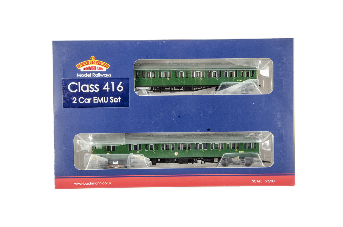 Bachmann 00 Gauge 31-376 2-EPB EMU 5770 late SR green 2-Car unit, in original box, E, box VG-E,