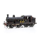 Leeds Model Co 0 Gauge LNER black 0-4-4 Tank Locomotive, restored (letters and lining) by Nigel