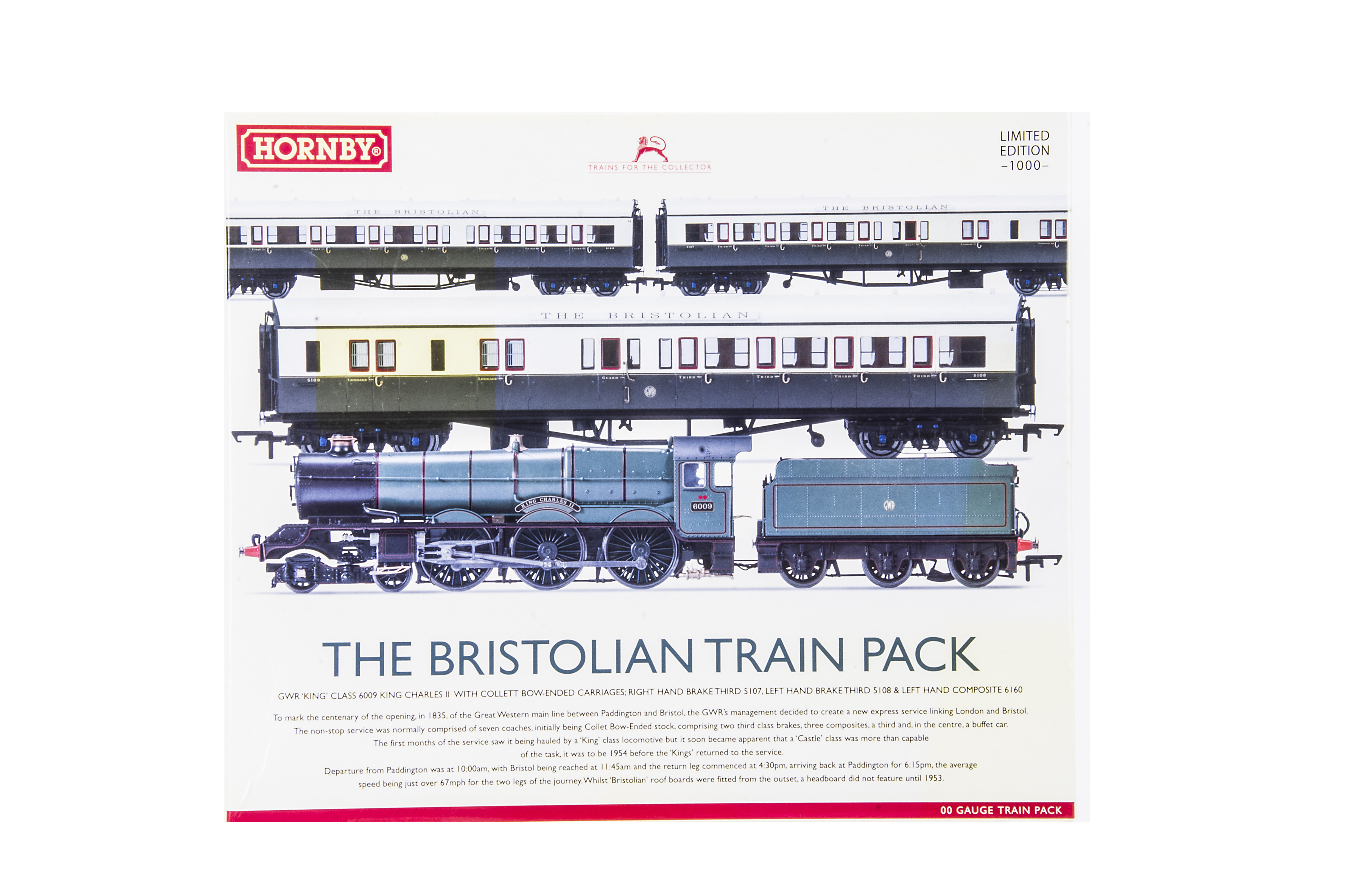 Hornby 00 Gauge Trains for the Collector R3401 The Bristolian Limited Edition Train Pack, comprising
