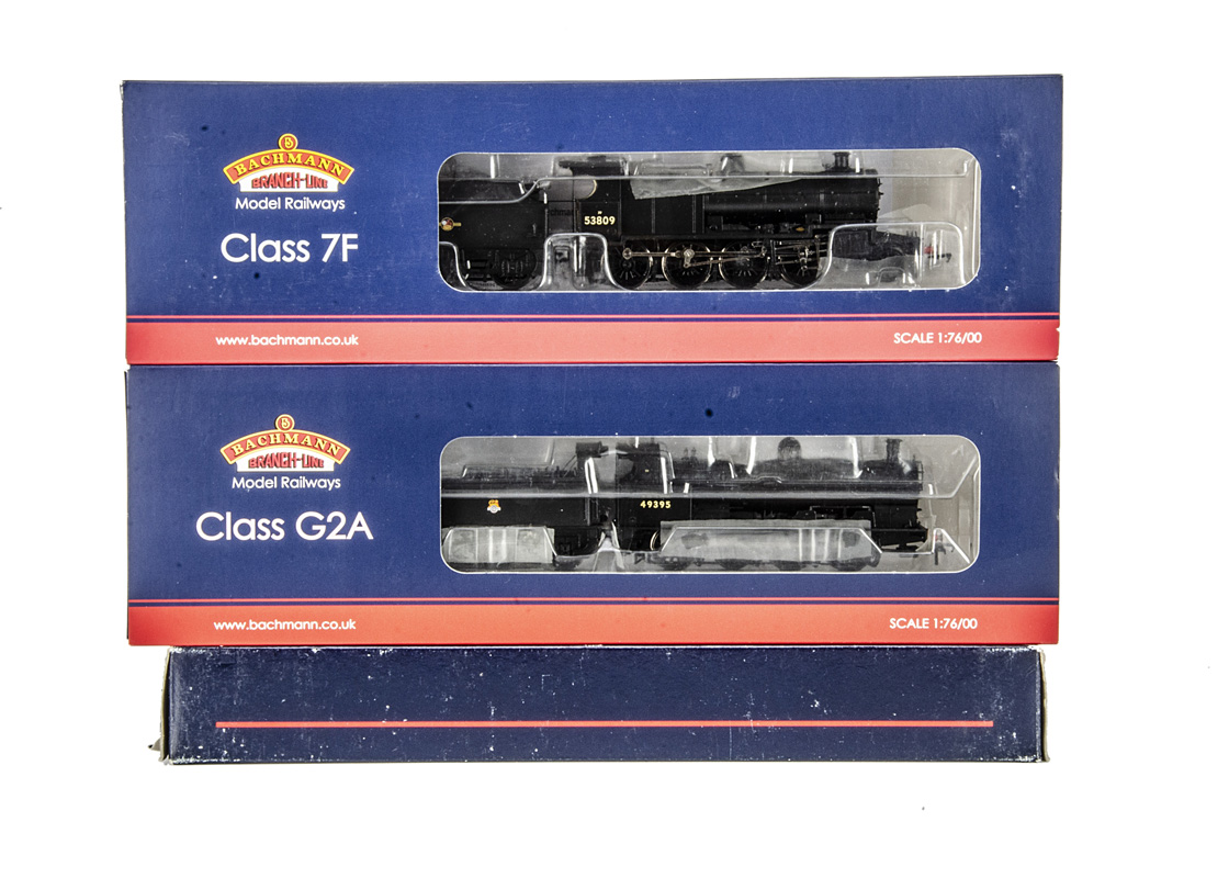 Bachmann 00 Gauge BR black Steam Locomotives and Tenders, 31-475 Class G2A 0-8-0 49395, 31-011 Class