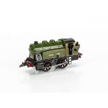 A French Hornby 0 Gauge clockwork no 1S Tank Locomotive, in 'NORD' green livery as no 2.051, G-VG,