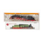 Hobby Train and Fleischmann N Gauge German Steam Locomotives and Tenders, two cased examples Hobby