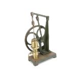 An early Hand-pump by Pulsometer Engineering of Reading, with cast iron base and frame, hand crank/