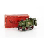 A boxed early French Hornby 0 Gauge converted No 1 Tank Locomotive, in 'NORD' green livery as '0-4-