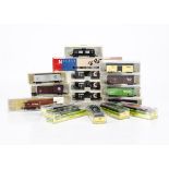 American N Gauge Diesel Locomotive and Freight Stock, a boxed/cased collection including Life Like