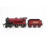 A Bassett-Lowke 0 Gauge 3-rail electric 'Princess Elizabeth' 4-4-0 Locomotive and Tender, an