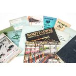 Pre-war and Later O Gauge Scale Model Railway Catalogues, various catalogues including Leeds 1949,