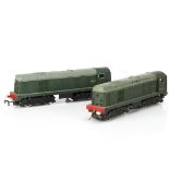 Pair of Hornby-Dublo 00 Gauge 3-rail Bo Bo Class 20 Diesel Locomotives, one renumbered poorly D8008,