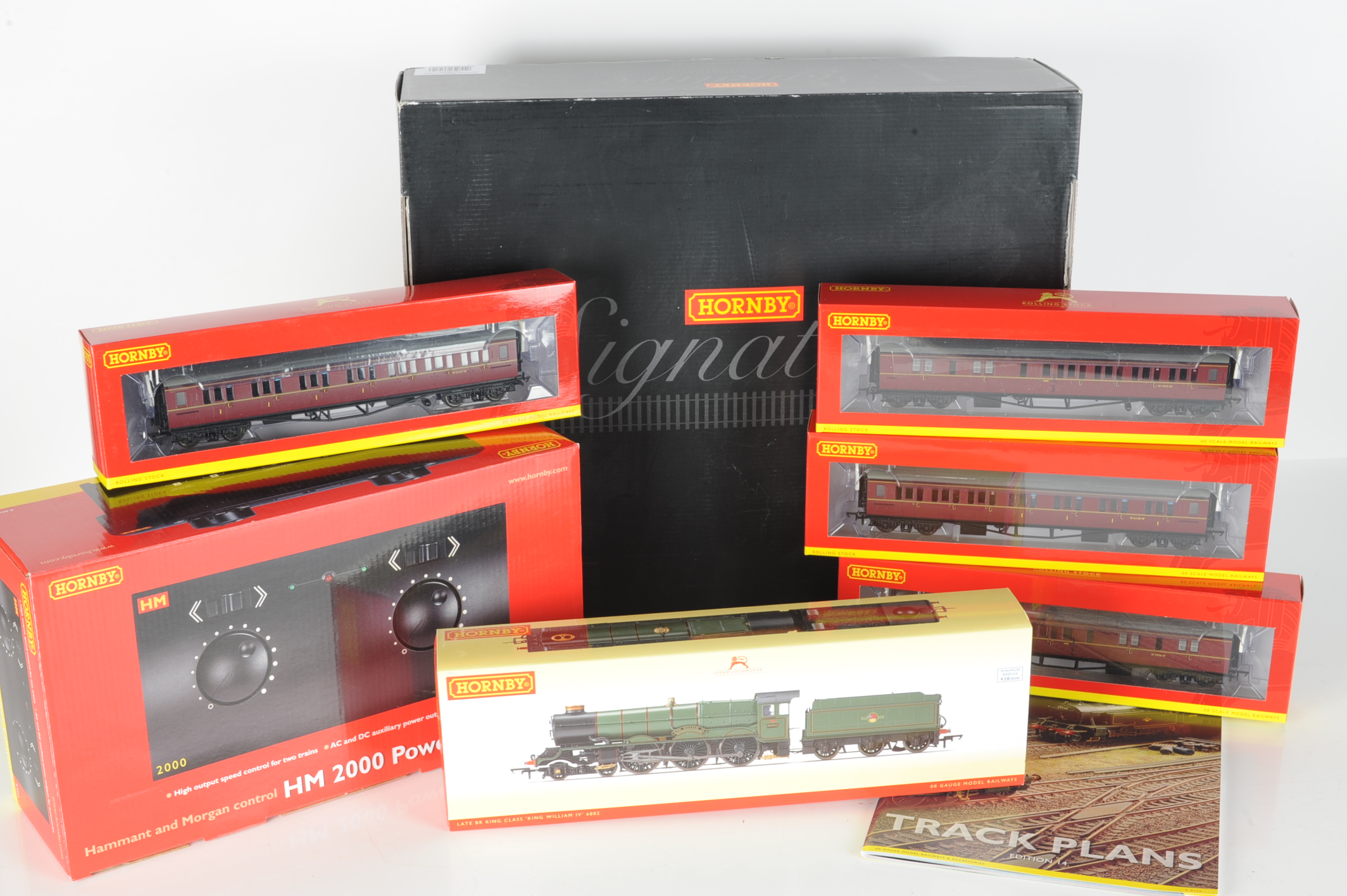 Hatton's for Hornby 00 Gauge R1243 Signature The Welshman Train Set, comprising R3409 BR green 'King - Image 2 of 2