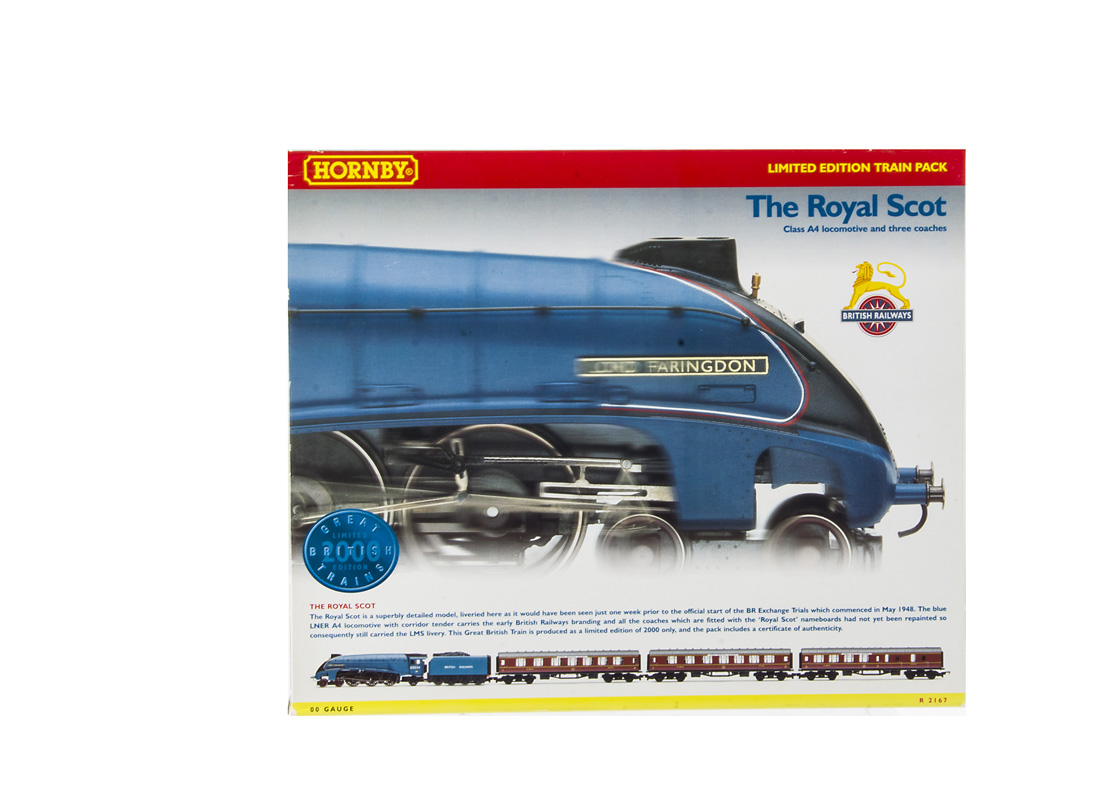 Hornby 00 Gauge Great British Trains R2167 The Royal Scot Limited Edition Train Pack, comprising