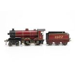 A slightly-modified Bassett-Lowke 0 Gauge 3-rail electric 'Duke of York' 4-4-0 Locomotive and