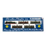 Fleischmann N Gauge Royal Prussian Train Set, a boxed 7880 set comprising P8 2412 steam locomotive