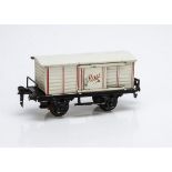 An uncommon Märklin 0 Gauge ref 1988 British-market Bass Beer Wagon, a Continental-style beer