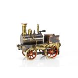 An approx 3" Gauge live steam 2-2-0 'Dribbler' Locomotive, probably attractive circa 1960s