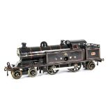 A Bing for Bassett-Lowke 0 Gauge clockwork L&NWR 4-4-2 'Precursor Tank' Locomotive, in lined L&NWR