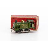 A boxed early French Hornby 0 Gauge clockwork No 1 Tank Locomotive, in 'NORD' green livery as '0-4-