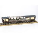An approximately 2?" Gauge static display model Pullman Car 'Hercules', made by Shawcraft Models