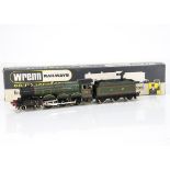 Wrenn 00 Gauge W2222 4-6-0 'Devizes Castle' Steam Locomotive and Tender, GWR green No 7002, with