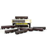 Graham Farish N Gauge LMS Coaches, a boxed 0605 57ft Suburban Coach, together with eight others