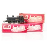 Hornby-Dublo 00 Gauge 2-rail 0-6-0 Tank Locomotives, 2206 BR black 0-6-0 T (2, both with