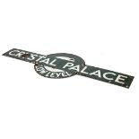 Original Southern Railway Station Target Sign Crystal Palace Low Level, with white lettering on a