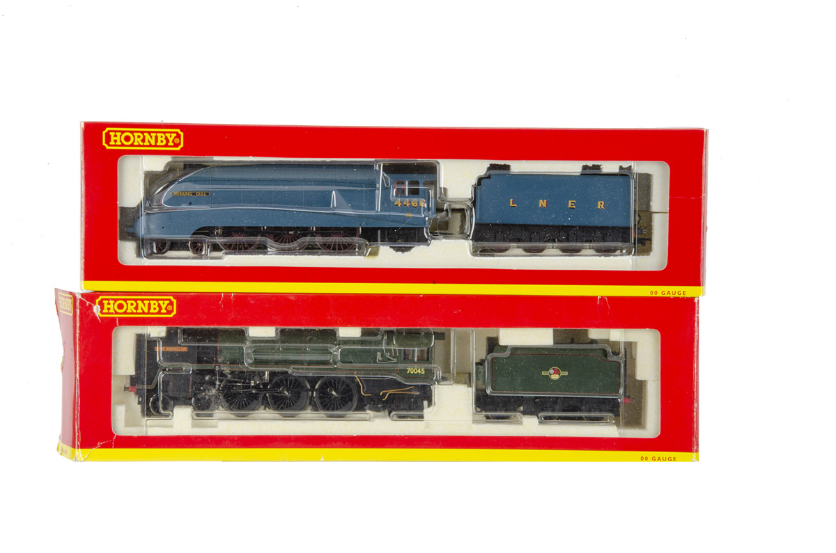 Hornby 00 Gauge Steam Locomotives and Tenders, R2805XS LNER blue Class A4 4466 'Herring Gull' with