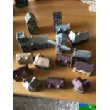 Ceramic Ware, Wade Whimsical Collectables, Houses, 15 in total in very good condition. Mini