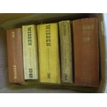 Cricket, a collection of 5 Wisden Cricketers Almanack in various condition, 1940 (s/b), 1946 (s/