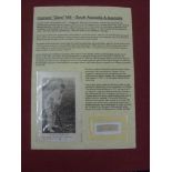 Cricket Autograph, Clement (Clem) Hill (South Australia & Australia), a clipped signature with an