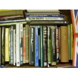 A large collection of cricket books from the 1950 onwards including one from 1923. The lot also