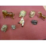 Ceramic Ware, Wade Whimsical Collectables, A selection of rarer Wade items to include Whopper Tiger,