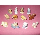 Ceramic Ware, Wade Whimsical Collectables, An collection of 48 English Wade Whimsies, An