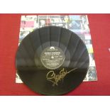 Pop Music, Siouxsie and the Banshees, an autographed long playing record, signed in gold pen by