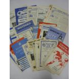 SHREWSBURY TOWN, 1952-1959, a collection of 28 away football programmes from 1952/1953 to 1958/