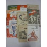 INTERNATIONAL, 1958-1967, a selection of 13 football programmes from International fixtures, to