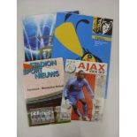 MANCHESTER UNITED, 1997-2012, a collection of 4 big match football programmes, including 2008 FIFA