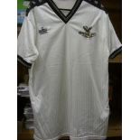 SWANSEA CITY, 1986/1987, replica home football shirt, made by Admiral, no sponsor on front, label