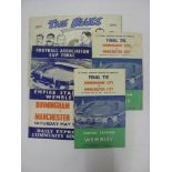 BIRMINGHAM CITY, 1956, 4 football items relating to Birmingham City and the FA Cup Final, the